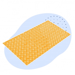 Лист нержавеющий рифленый Дуэт 5х1250х2500 мм AISI 430