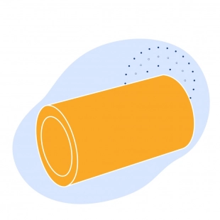Полиэтиленовая газовая труба 630х57.3 мм SDR 11 ПЭ 80 черная
