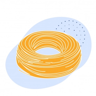Канат авиационный оцинкованный (Ж) 3.2 мм 6х7(1+6)+1х7(1+6) ГОСТ 2172-80