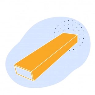 Труба стальная профильная прямоугольная 350х150х10.5 мм 09Г2С ГОСТ 32931-2015
