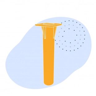 Закладная деталь фундамента ЗДФ-0.219-2.5 ОСф-300