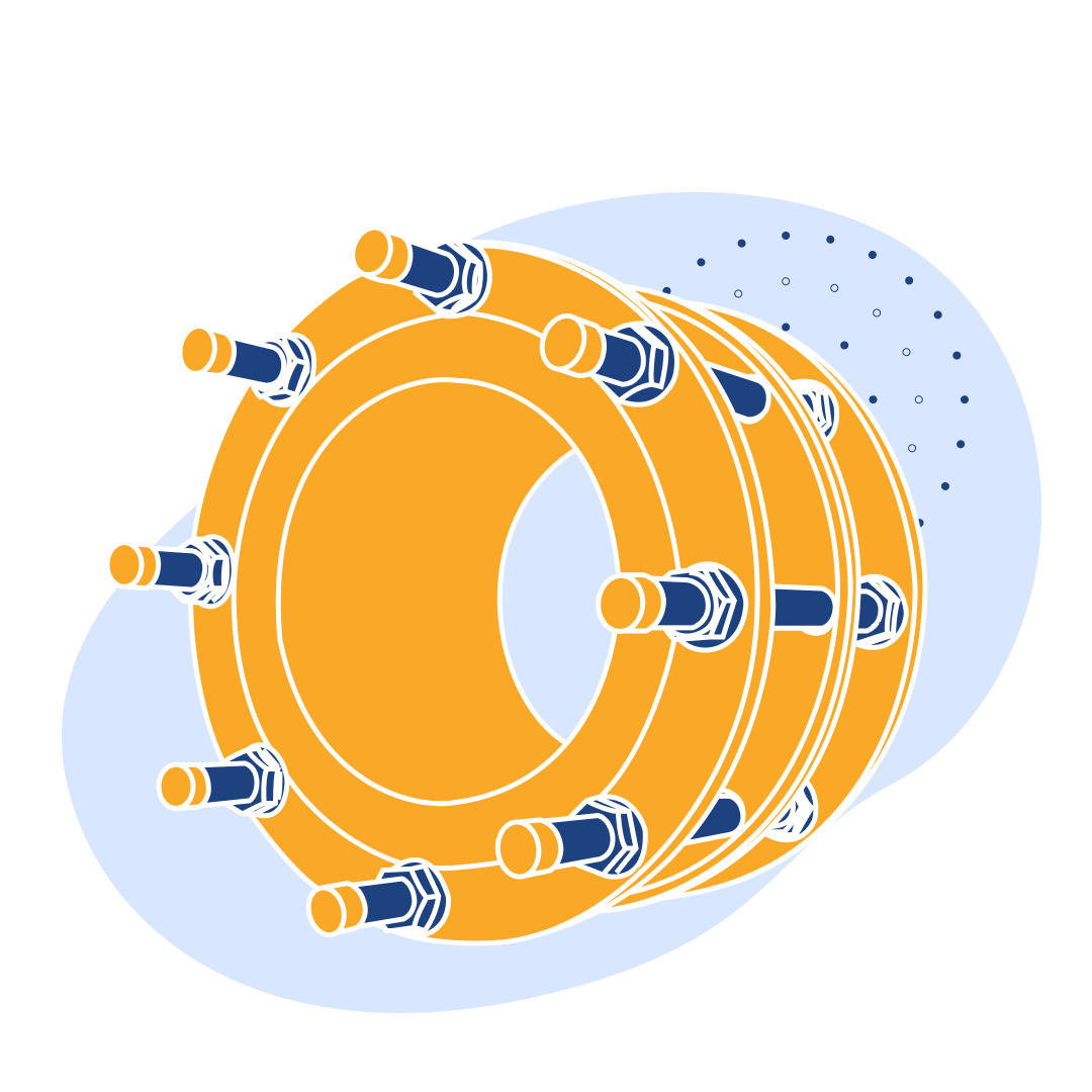 Демонтажная вставка чугунная Ду 125 мм