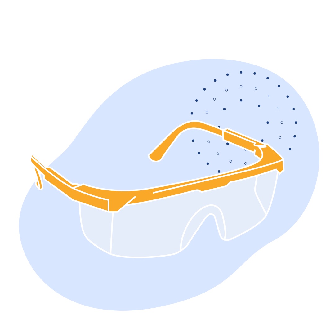 Очки Скайпер открытые (Uvex) ГОСТ Р 12.4.013-97