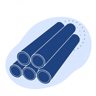 Труба стальная электросварная прямошовная 2220x47 мм Ст20