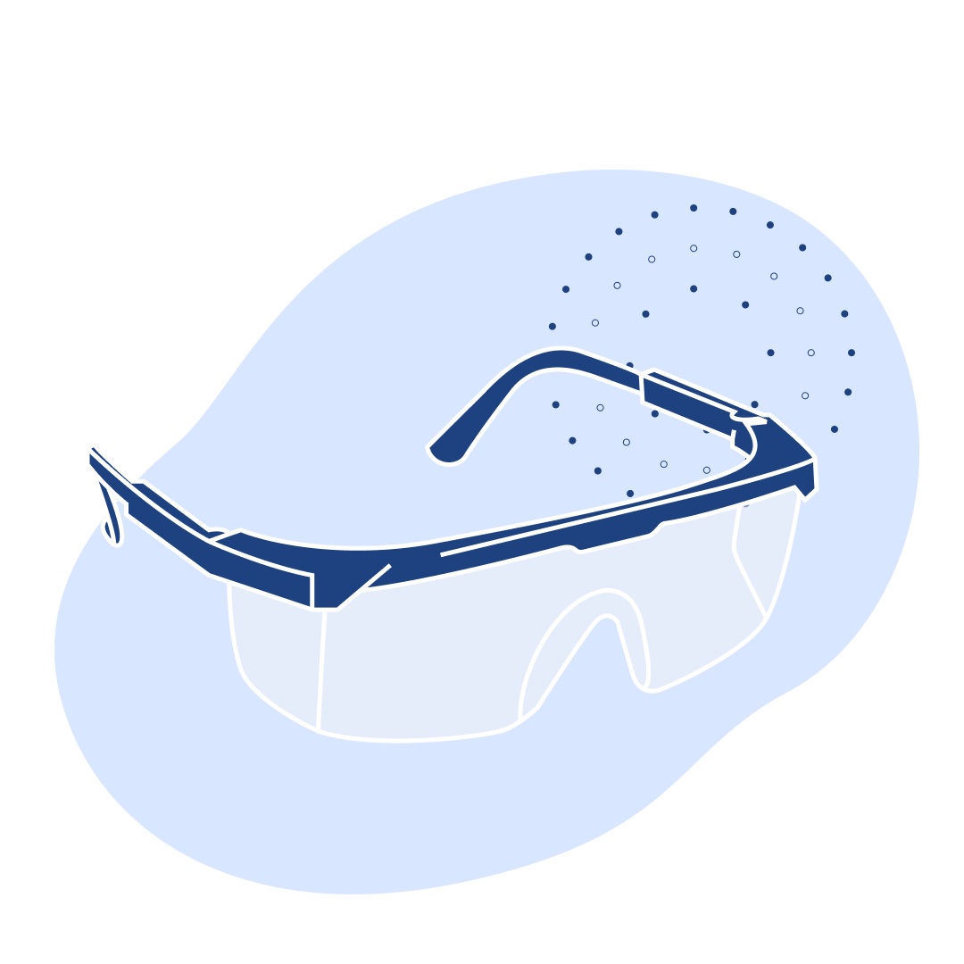 Очки Скайпер открытые (Uvex) ГОСТ Р 12.4.013-97